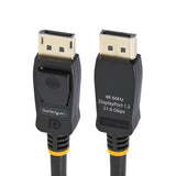 StarTech.com 2m (6.6ft) VESA Certified DisplayPort Cable - 10 Pack - DisplayPort 1.2 Cord with Latches, 4K 60Hz UHD, DP to DP Cable for Monitor, Latching DP Connectors