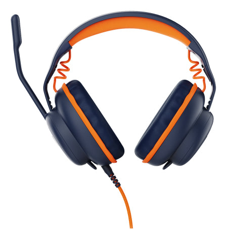 V7 Safe Sound 2 Education Headset - Stereo - Mini-phone (3.5mm) - USB-A - USB-C - Wired - On-ear - Binaural - Circumaural - 1.8 m /6 ft Cable - Inline Controller - Configurable Acoustic Output - Noise Cancelling - Bi-directional Microphone - Adjustable Pa