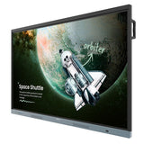 BenQ RE6504 Interactive flat panel 165.1 cm (65") 450 cd/m² 4K Ultra HD Black, Grey Touchscreen Built-in processor Android