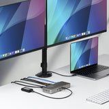 StarTech.com USB4 Docking Station, Driverless Dual 4K for macOS and Windows, Universal USB-C Dock with 100W Laptop Charging and 2.5GbE
