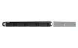 QNAP TS-464U-RP NAS Rack (1U) Intel® Celeron® N5095 8 GB DDR4 0 TB QNAP Turbo System Aluminium, Black