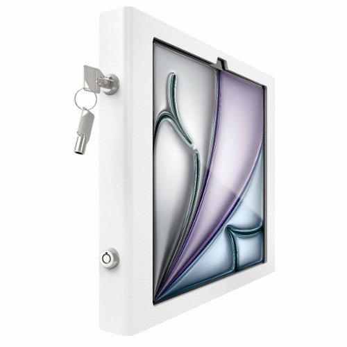 Compulocks iPad Air M2 13" (2024), Apex Secured Enclosure Wall Mount - White