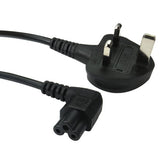 Cables Direct Type G/C5 1.8m Black Power plug type G C5 coupler