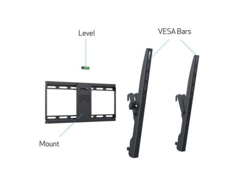 Multibrackets M Universal Tilt Wallmount Medium Black
