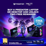 Acer Predator PO3-665 Gaming Desktop - Intel Core i5-14400F, 16GB RAM, 512GB SSD, NVIDIA GeForce RTX 5070, Windows 11, Black