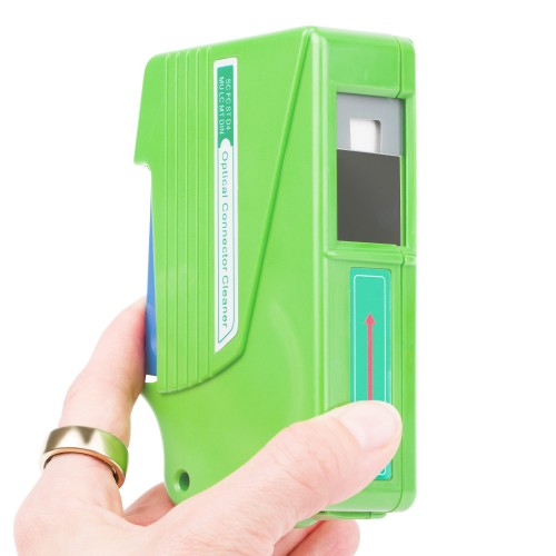 StarTech.com Fiber Optic Cleaner, Fiber Connector Cleaning Cassette, LC Fiber Cleaner, Fiber Optic Cable Cleaner, for LC/SC/ST/FC Optical Fiber Cables