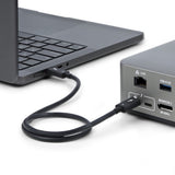 StarTech.com 1.5ft (50cm) Thunderbolt 5 Cable, 80Gbps/Up to 120Gbps, 240W PD, 8K 60Hz, Certified Thunderbolt Cable, Compatible w/Thunderbolt 4/USB4/USB-C - White