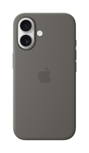 Apple iPhone 16 Silicone Case with MagSafe - Stone Gray