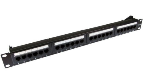 Cables Direct 24 port Cat5e patch panel 1U