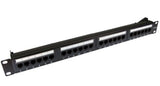 Cables Direct 24 port Cat5e patch panel 1U
