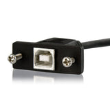 StarTech.com 1 ft Panel Mount USB Cable B to B - F/M