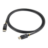StarTech.com 2m (6.6ft) VESA Certified DisplayPort Cable - 10 Pack - DisplayPort 1.2 Cord with Latches, 4K 60Hz UHD, DP to DP Cable for Monitor, Latching DP Connectors