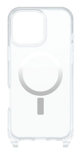 OtterBox React Series Necklace Magsafe for iPhone 16 Pro Max with Strap, Clear