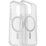 OtterBox Symmetry Series Clear for MagSafe for iPhone 15 Pro, Stardust (Clear Glitter)