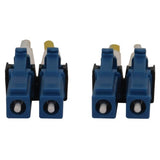 Tripp Lite N370X-05M 400G Duplex Singlemode 9/125 OS2 Switchable Fiber Optic Cable (LC/UPC M/M), LSZH, Yellow, 5 m (16.8 ft.)