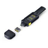 StarTech.com USB-A Port Blocker Key with 4x Locking USB-A Dust Cover Plugs, Snap-In Reusable Port Protectors for Laptops & Computers