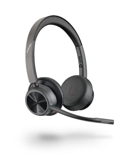 HP Poly Voyager 4320 USB-C Headset +BT700 dongle +Charging Stand