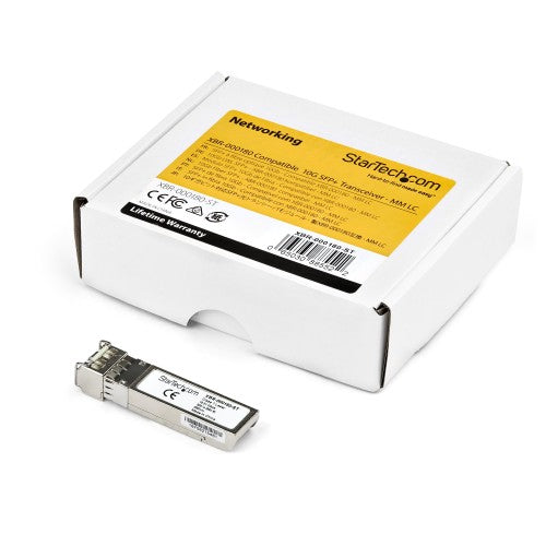 StarTech.com MSA Uncoded SFP+ Module - 10GBASE-LR - 10GbE Single Mode Fiber (SMF) Optic Transceiver - 10GE Gigabit Ethernet SFP+ - LC 10km - 1310nm - DDM