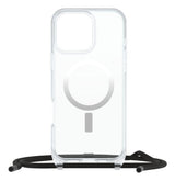 OtterBox React Series Necklace Magsafe for iPhone 16 Pro Max with Strap, Clear
