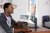 HP 27f computer monitor 68.6 cm (27") 1920 x 1080 pixels Full HD LED Black, Silver