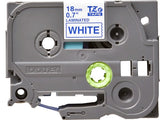Brother TZE-243 DirectLabel blue on white 18mm x 8m for Brother P-Touch TZ 3.5-18mm/36mm/6-18mm/6-24mm/6-36mm