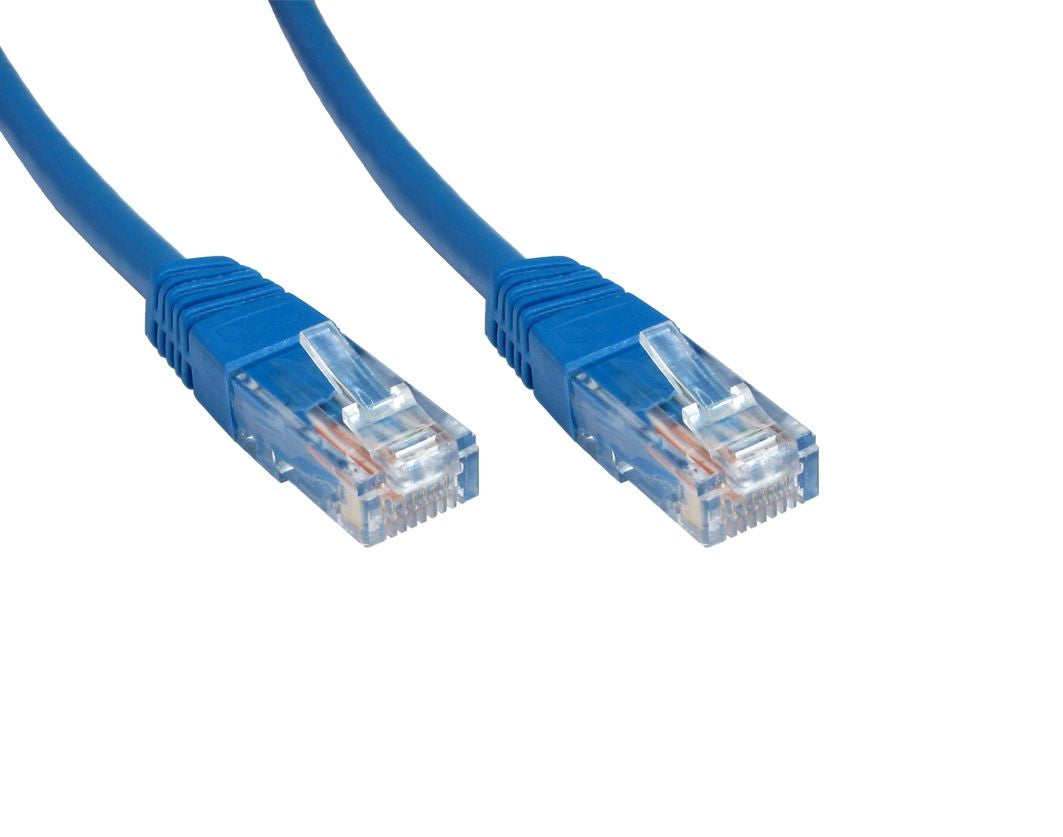 Cables Direct Cat6 1m networking cable Blue U/UTP (UTP)  - Computer Cables - Cables Direct