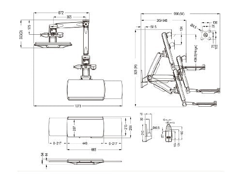 Multibrackets M Workstation Arm Single