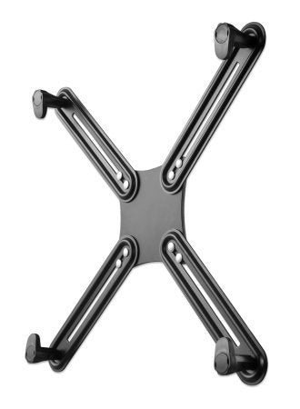 Manhattan VESA Mount Adapter Kit, Allows screens/monitors without VESA to be fitted to VESA mounts, Attaches to Monitor Mounts with VESA Standards 75x75 and 100x100, Max 8kg, Black