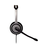 V7 HA212-2EP headphones/headset Wired Head-band Calls/Music Black, Silver