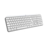 Logitech MX Keys S for Mac keyboard Office RF Wireless + Bluetooth QWERTY UK English Aluminium, White
