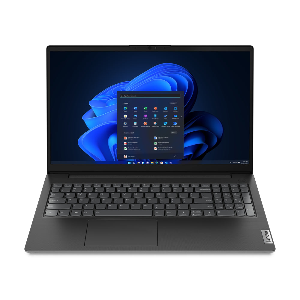 Lenovo V V15 AMD Ryzen™ 7 7730U Laptop 39.6 cm (15.6") Full HD 16 GB DDR4-SDRAM 512 GB SSD Wi-Fi 5 (802.11ac) Windows 11 Pro Black  - Computers - Lenovo