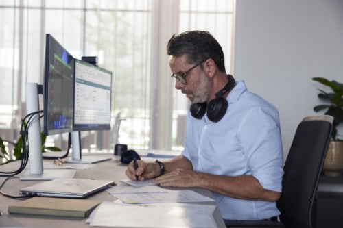 HP Poly Voyager Surround 80 UC Microsoft Teams Certified USB-C Headset +USB-C/A Adapter