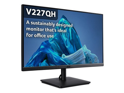 Acer Vero V7 V227QHBIPV 54.6 cm (21.5"), Full HD (1920 x 1080), 100Hz Refresh Rate, 4Ms Response Time, VGA, DVI & DisplayPort
