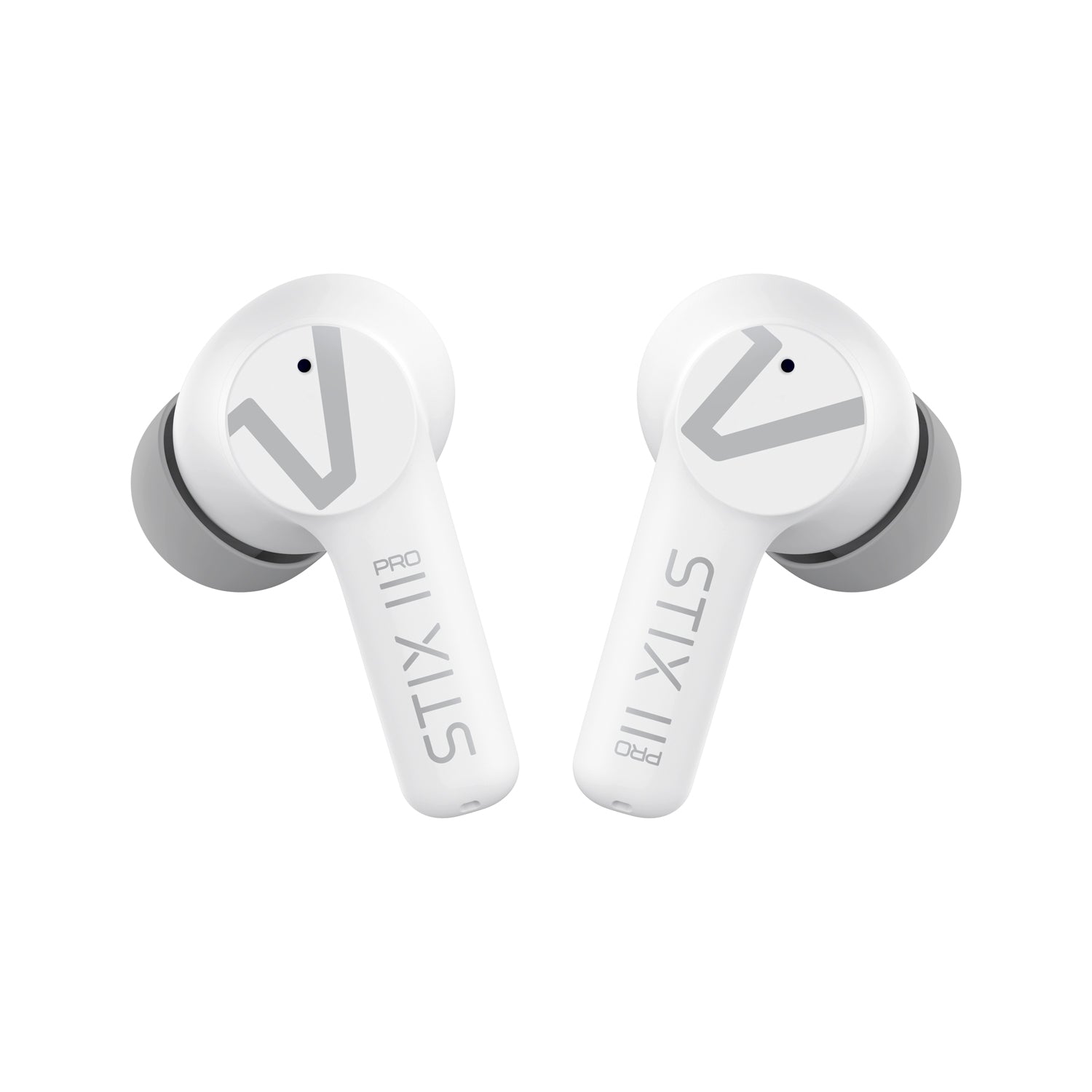 Veho STIX II PRO True Wireless Earphones – White