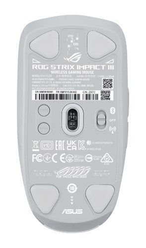 ASUS ROG Strix Impact III Wireless mouse Gaming Ambidextrous RF Wireless + Bluetooth Optical 36000 DPI