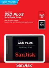 SanDisk Plus 240 GB 2.5" Serial ATA III SLC
