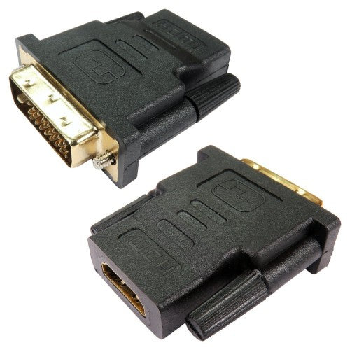 Cables Direct CDL-DV006 cable gender changer DVI-D 19-p HDMI F Black