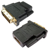 Cables Direct CDL-DV006 cable gender changer DVI-D 19-p HDMI F Black