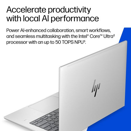 HP EliteBook 6 G2iR 14 inch Notebook Next Gen AI PC Copilot+ PC Intel Core Ultra 7 258V Laptop 35.6 cm (14") WUXGA 32 GB LPDDR5x-SDRAM 512 GB SSD Wi-Fi 7 (802.11be) Windows 11 Pro Silver