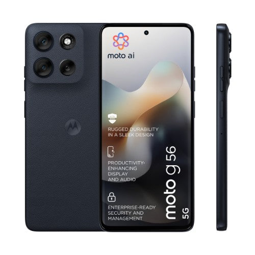 Motorola moto g56 5G 17.1 cm (6.72") Hybrid Dual SIM Android 15 USB Type-C 8 GB 256 GB 5200 mAh Black