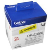Brother DK-22606 DirectLabel Etikettes yellow 62mm x 15,24m for Brother P-Touch QL/700/800/QL 12-102mm/QL 12-103.6mm