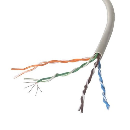 connektgear 305m CAT6 UTP Stranded LS0H Network Cable Drum - 24AWG - Grey