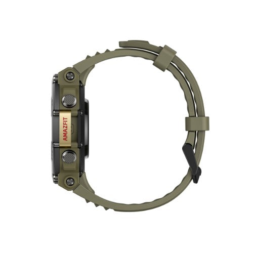 Amazfit T-Rex 2 3.53 cm (1.39") AMOLED 47 mm Digital 454 x 454 pixels Touchscreen Black, Green GPS (satellite)