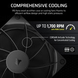 Corsair RS140 Computer case Fan 14 cm Black 1 pc(s)