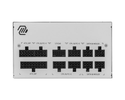 MSI MAG A850GL PCIE5 WHITE power supply unit 850 W 20+4 pin ATX ATX