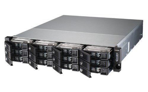 QNAP TVS-1271U-RP NAS Rack (2U) Ethernet LAN Black, Grey i5-4590S