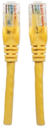 Intellinet Network Patch Cable, Cat6, 5m, Yellow, CCA, U/UTP, PVC, RJ45, Gold Plated Contacts, Snagless, Booted, Lifetime Warranty