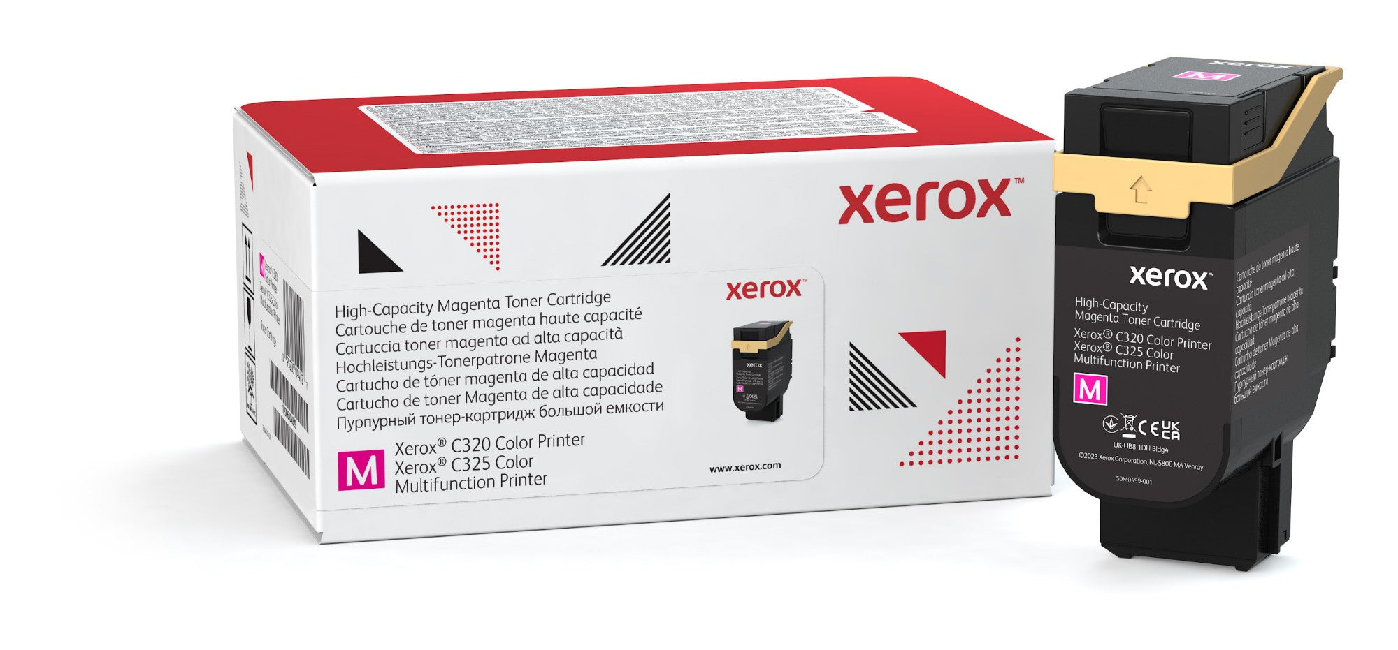 Xerox Genuine Xerox® C320 Color Printer​/​C325 Color Multifunction Printer Magenta High capacity Toner Cartridge (5500 Pages) - 006R04829