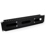 StarTech.com Horizontal 2U Server Rack Cable Management Finger Duct w/ Cover - 19" Network Rack Wire Duct Raceway Panel - Slotted Wire Duct