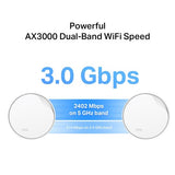 TP-Link AX3000 Whole Home Mesh Wi-Fi 6 System with PoE